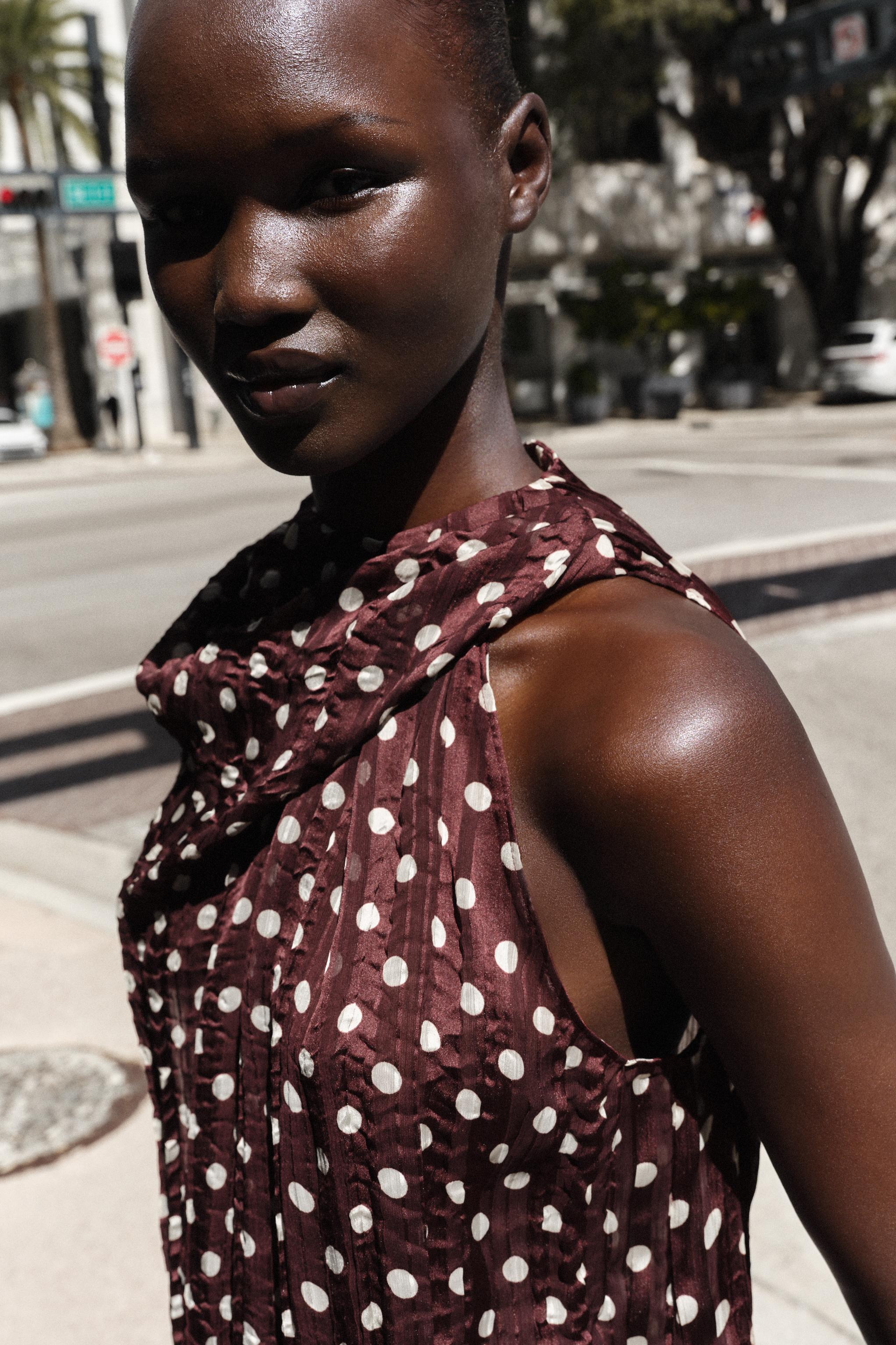 BLOUSE À POIS